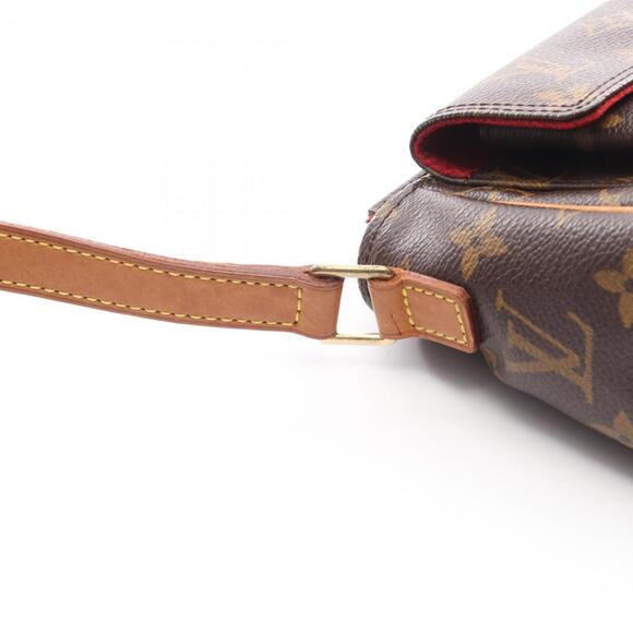 LOUIS VUITTON Brown Monogram Leather Shoulder Bag - Picture 12 of 14